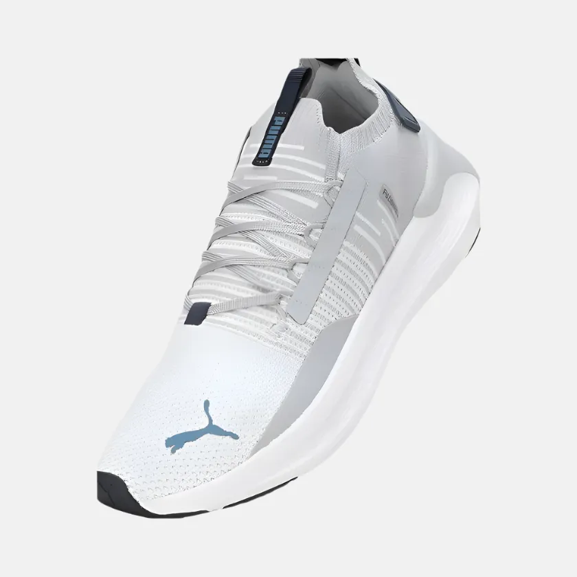 Puma Softride Symmetry Fuzion Men's Running Shoes -Blue Horizon/Grey Fog indoor sole running in a 10K shoes