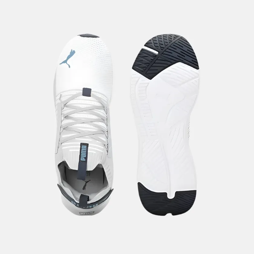 asphalt shoes Rollbar technology Puma Softride Symmetry Fuzion Men's Running Shoes -Blue Horizon/Grey Fog