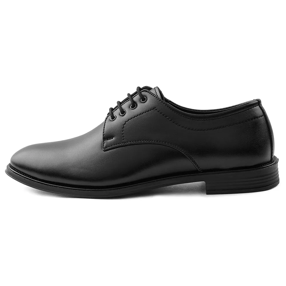Superior Quality Fortune Black Lacing Formal Oxford Shoes For Men HML-11E By Liberty