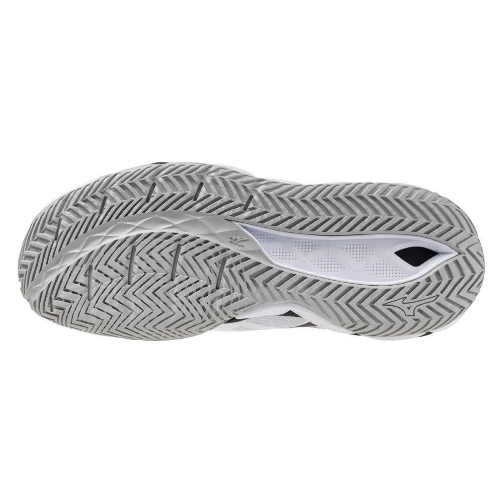 Travel Wear Motion Balance Mizuno Wave Enforce Tour 2 AC Men's Tennis Shoe (White/Black)
