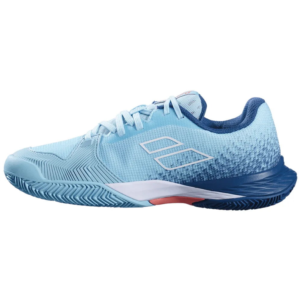 Road Friendly Babolat Jet Mach 3 Clay Court Tennis Shoes (Boys) - Angel Blue