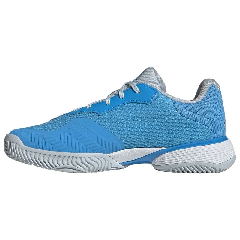 adidas Barricade Tennis Shoes (Junior) - Blue/White Urban Life