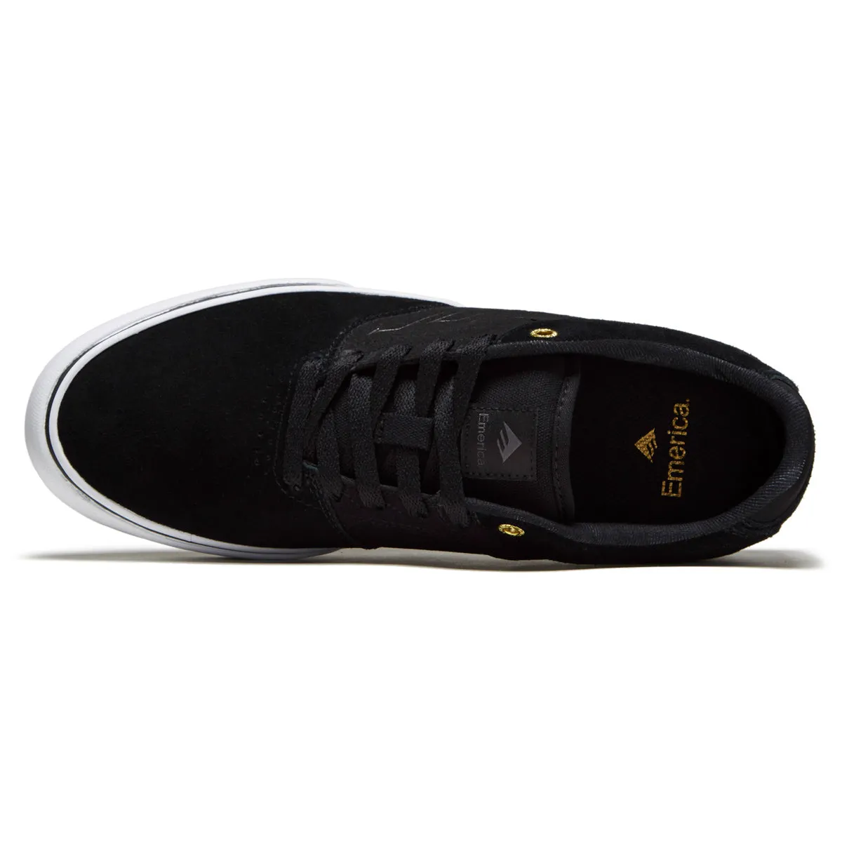 Emerica The Low Vulc Shoes - Black/Gold/White Modern Comfort