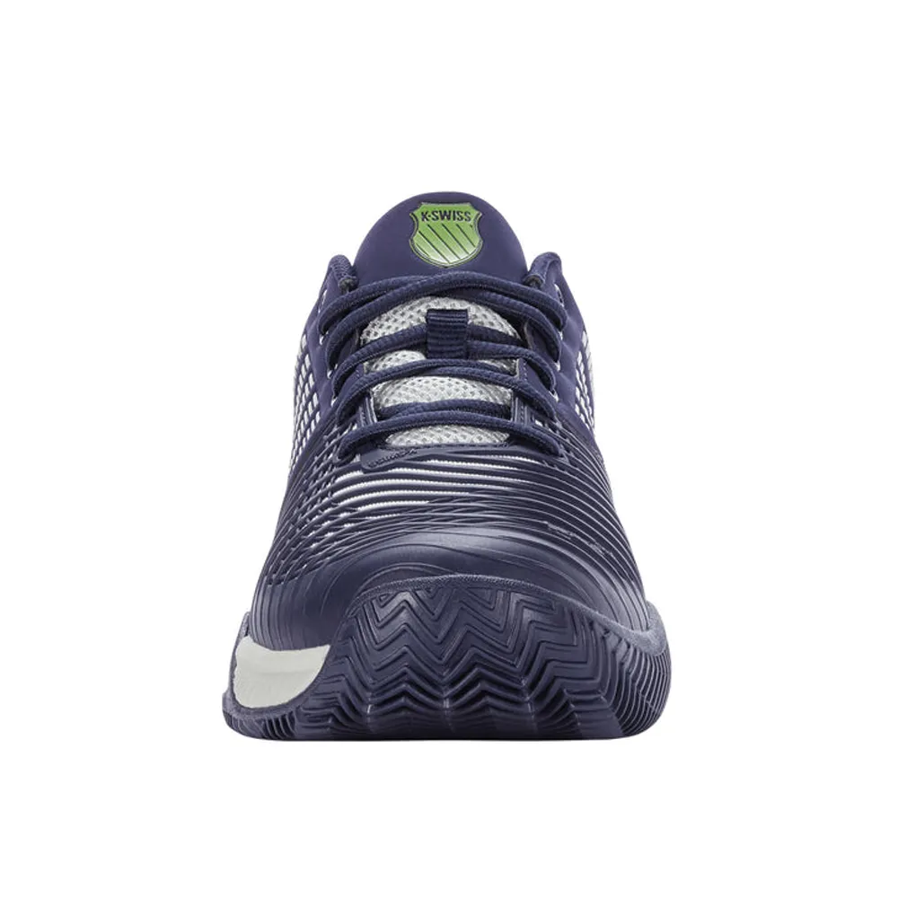 K-Swiss Express Light 3 HB Tennis Shoes (Mens) - PEACOAT/GRAY VIOLET/LIME GREEN Soft cushion Gym goers