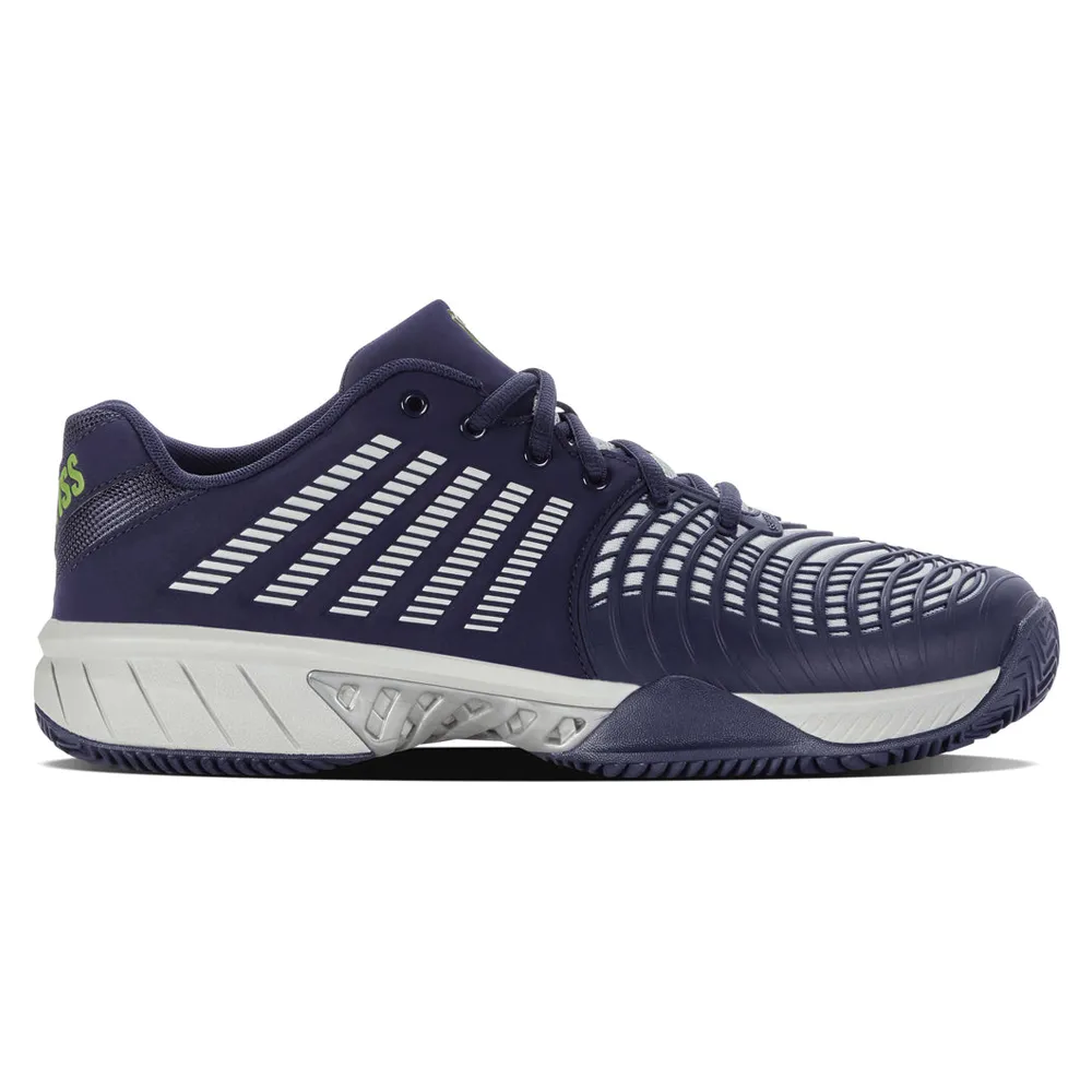 K-Swiss Express Light 3 HB Tennis Shoes (Mens) - PEACOAT/GRAY VIOLET/LIME GREEN Comfortable fit Easy Slip