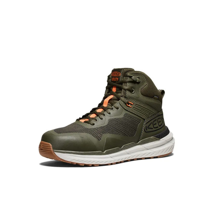 Men's Synchro Waterproof Work Boot (Carbon Toe)  |  Forest Night/Gum Trail Trail Terrain