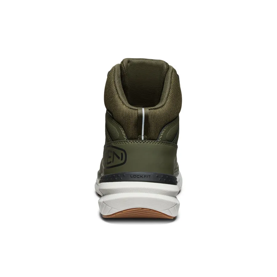 Strong Ankle Support Nature Trek Men's Synchro Waterproof Work Boot (Carbon Toe)  |  Forest Night/Gum