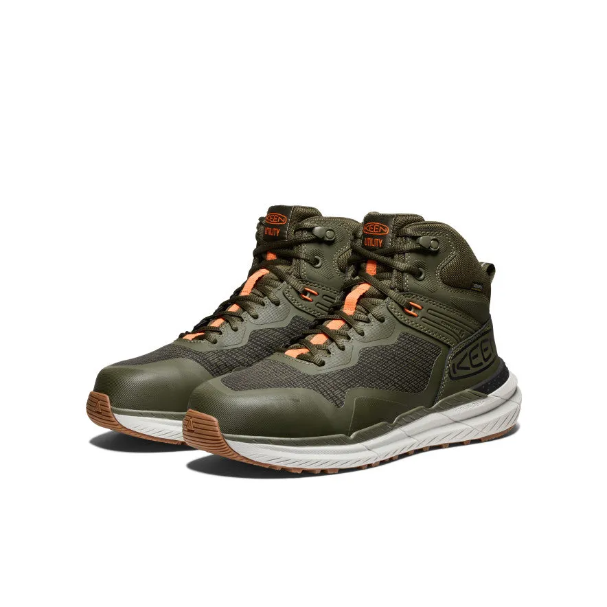 Men's Synchro Waterproof Work Boot (Carbon Toe)  |  Forest Night/Gum Trail Ready Boots Mountain Pass