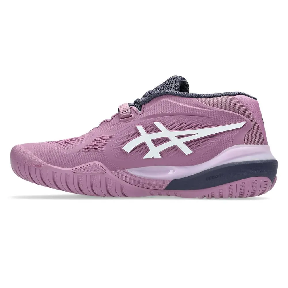 Asics Gel Resolution X Women's Tennis Shoe (Ube/White) Durable Construction Cushion Sole