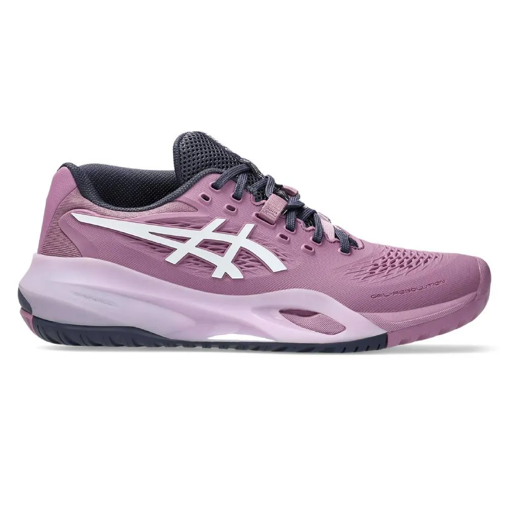Multi Purpose All terrain Asics Gel Resolution X Women's Tennis Shoe (Ube/White)