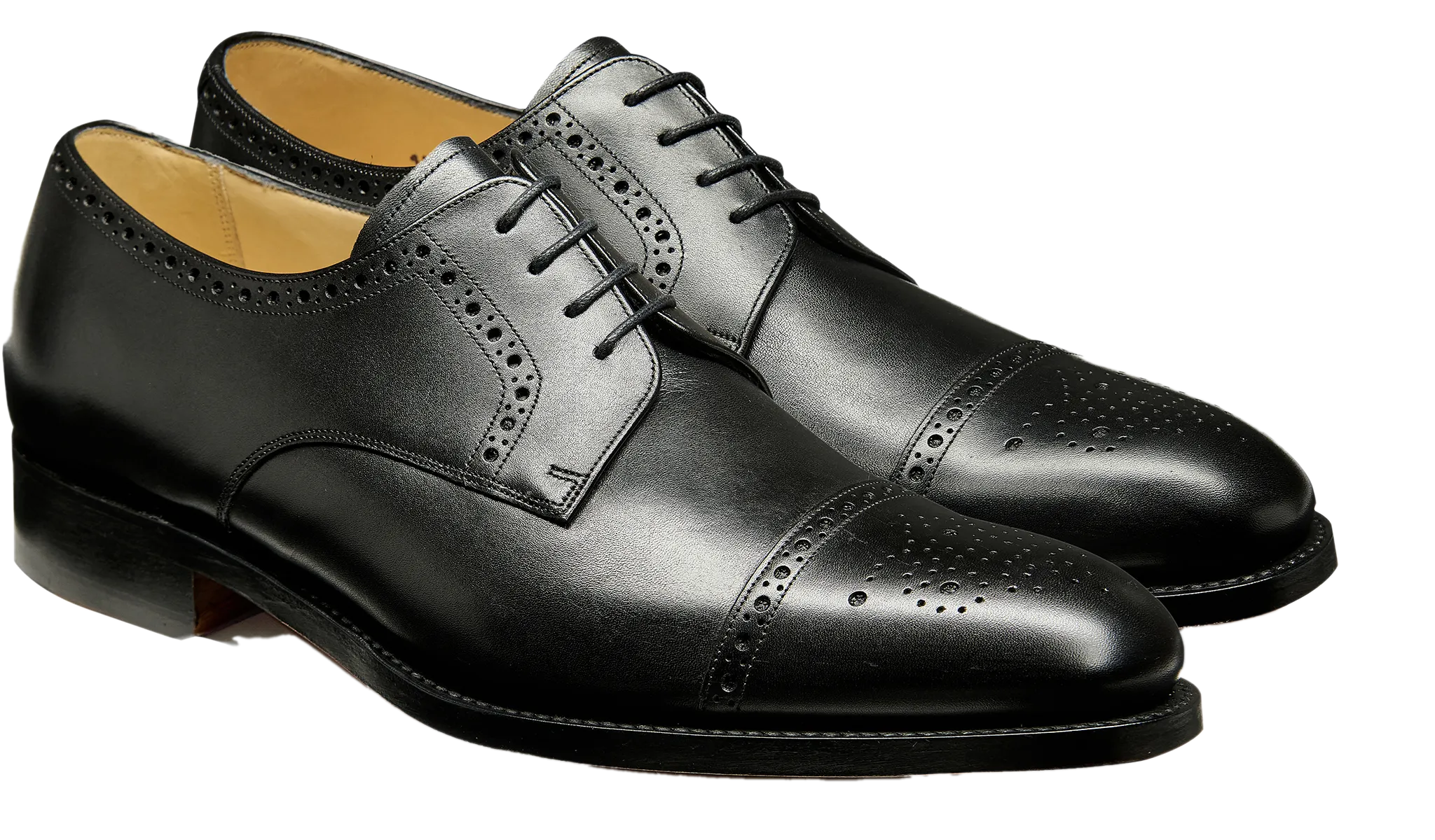 Mowbray - Black Calf Rubber Outsole Dust Guard