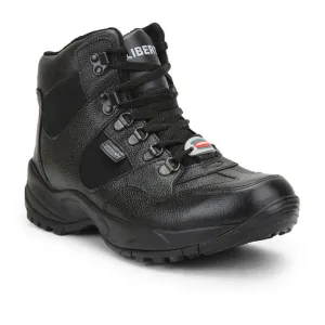 Freedom Casual (Black) Defence Hiking/Trekking Ankle Shoes SHAURYA By Liberty Rock Grip Comfort Cushion