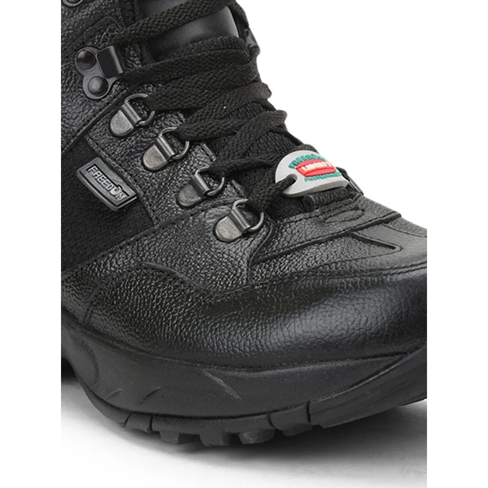 Wet Trail Freedom Casual (Black) Defence Hiking/Trekking Ankle Shoes SHAURYA By Liberty