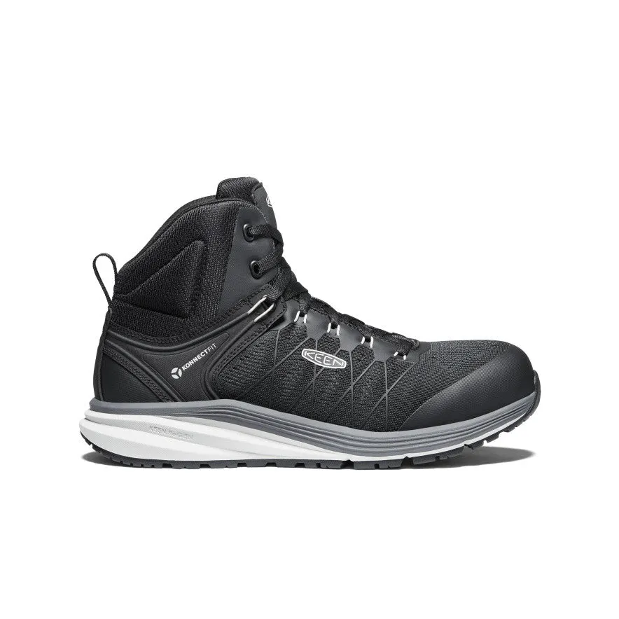 Grip Support Stylish Men's Vista Energy Mid (Carbon Toe)  |  Vapor/Black