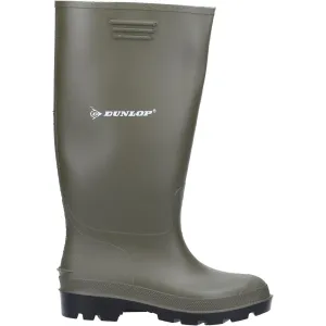 Dunlop Mens Pricemastor Wellington Green Fashion Statement Chilly Boot