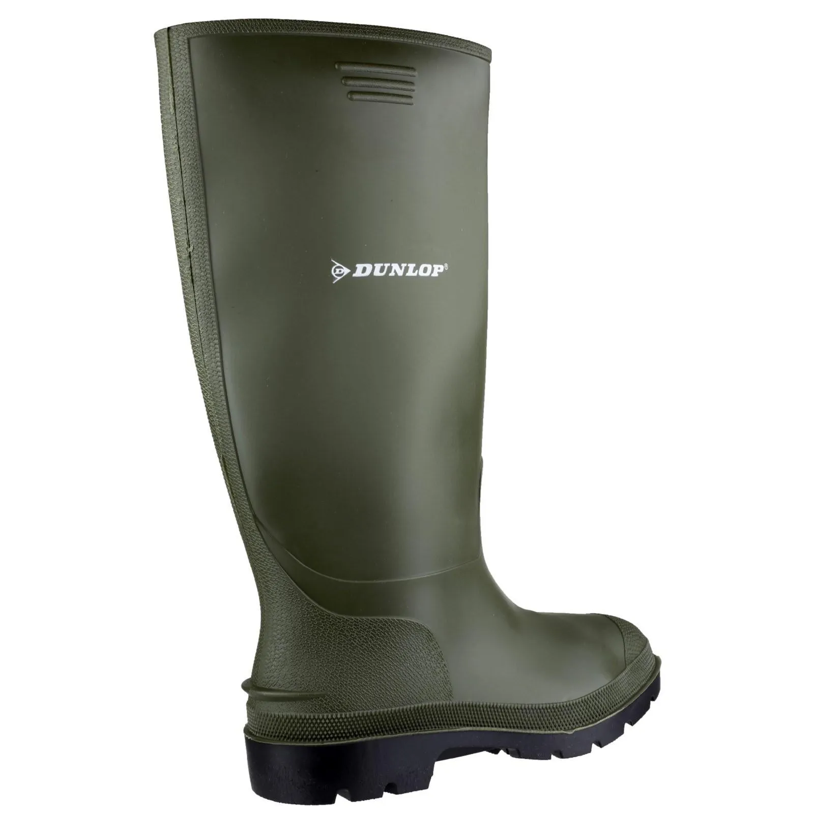 Dunlop Mens Pricemastor Wellington Green Quick Walking