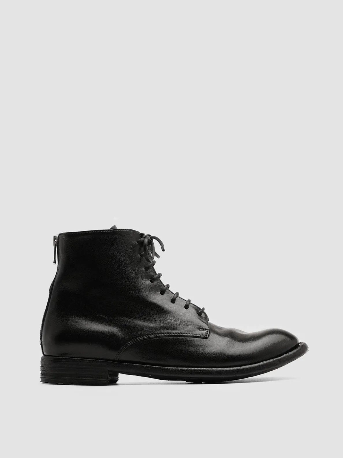 Flexible Comfort LEXIKON 123 - Black Zipped Leather Ankle Boots
