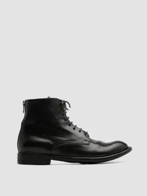 Flexible Comfort LEXIKON 123 - Black Zipped Leather Ankle Boots