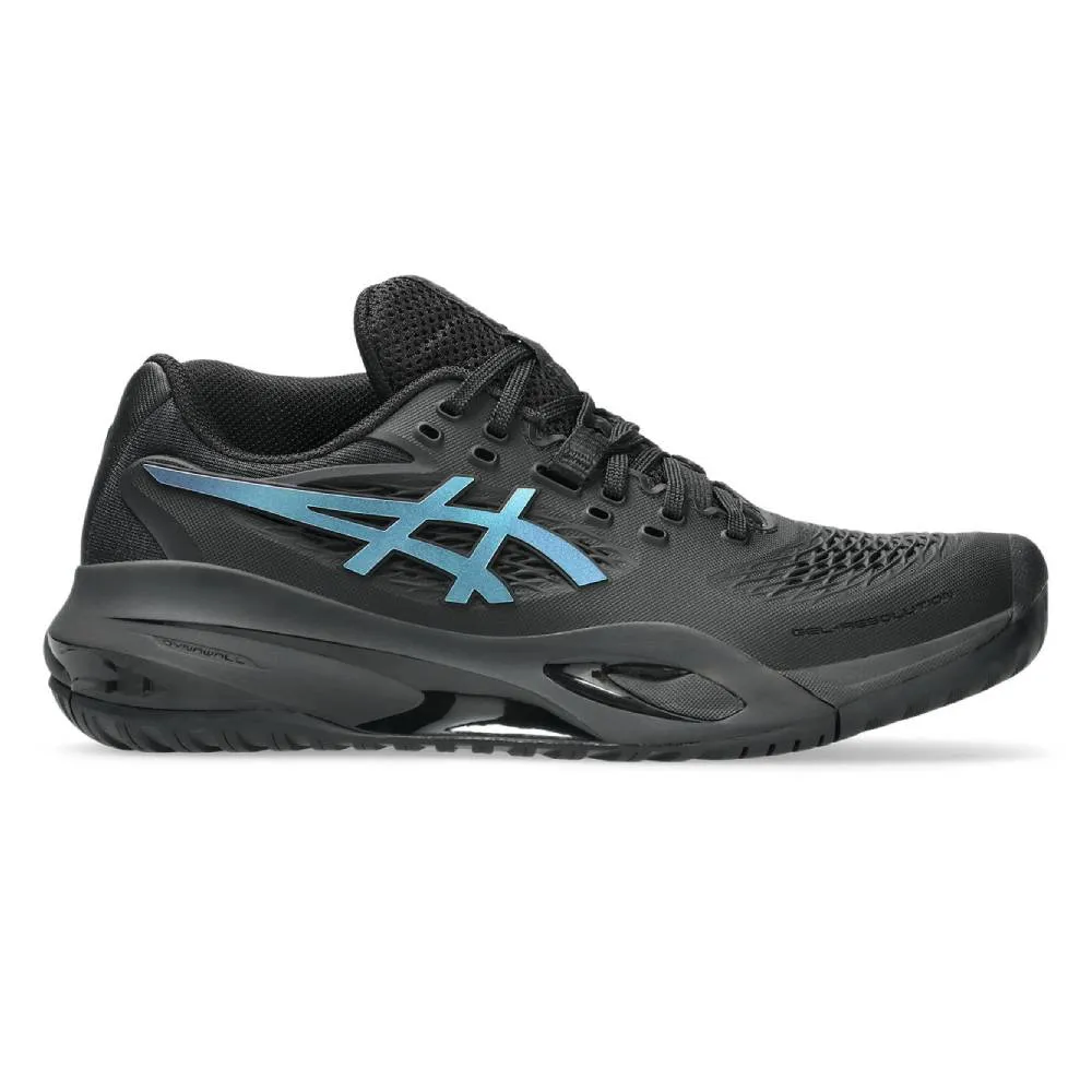 Classic Design Asics Gel Resolution X Night Energy Women's Tennis Shoe (Black/Prism Blue)