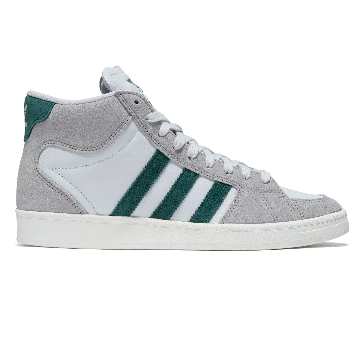 Adidas Superskate Shoes - Granite/Green/Crystal White Skate Gear Ready