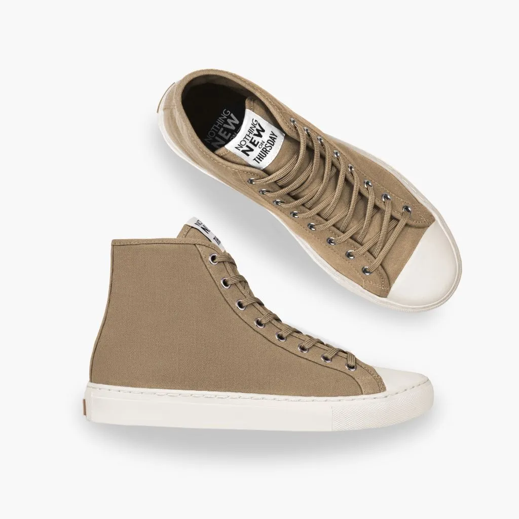 Premium Fit Men's Classic High Top | Field Tan x Off-White
