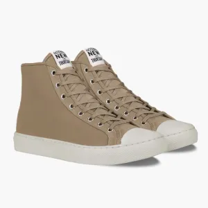 Fog Step Men's Classic High Top | Field Tan x Off-White