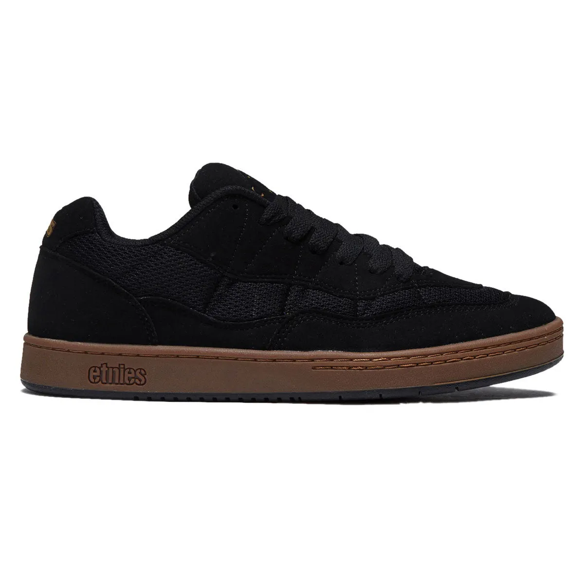 Etnies Snake Shoes - Black/Gum All Rounder Fit