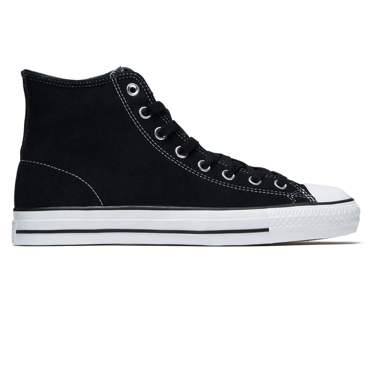 Converse Chuck Taylor All Star Pro Hi Shoes - Black/Black/White Casual Everyday