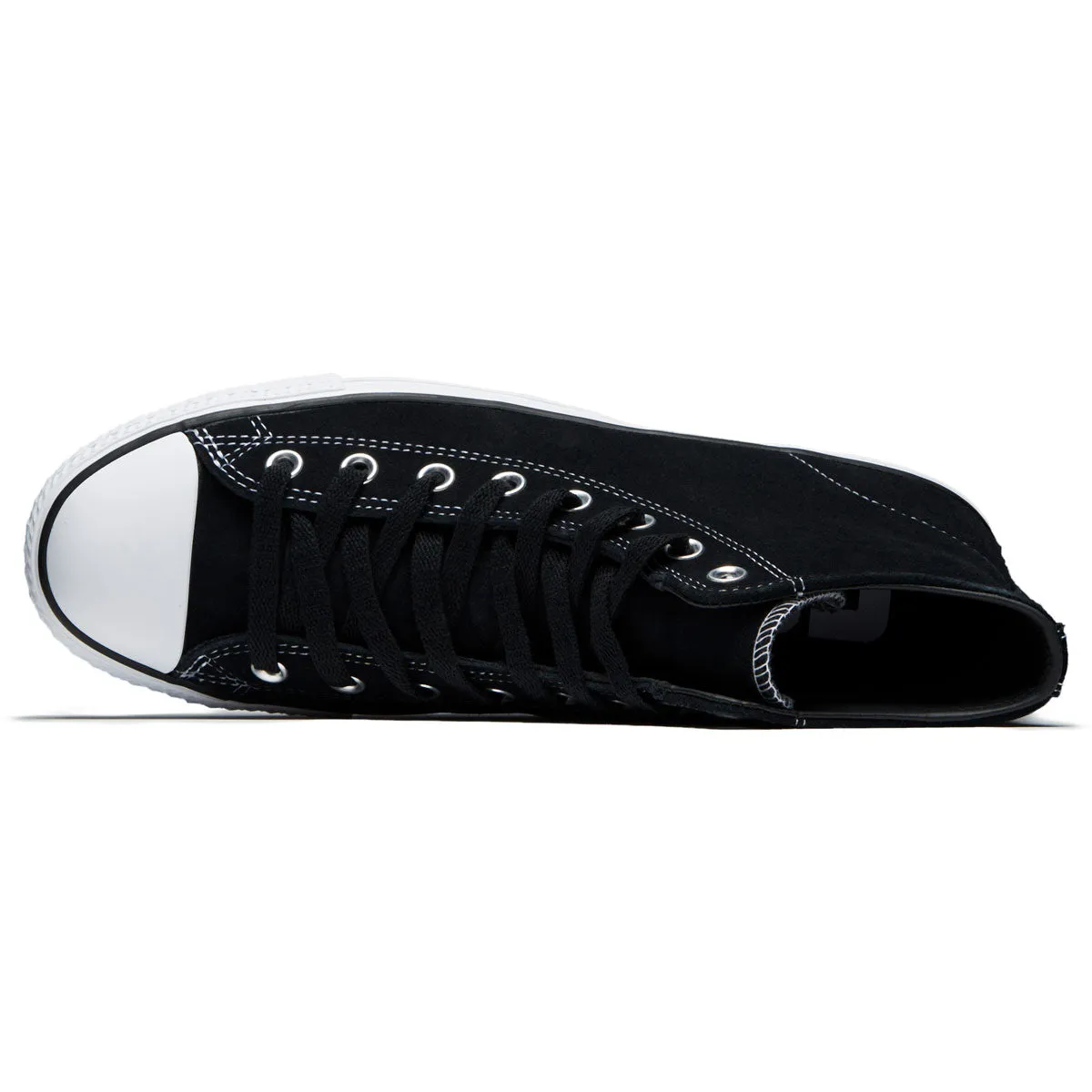 Converse Chuck Taylor All Star Pro Hi Shoes - Black/Black/White Shock Resistant Skate Performance Ride