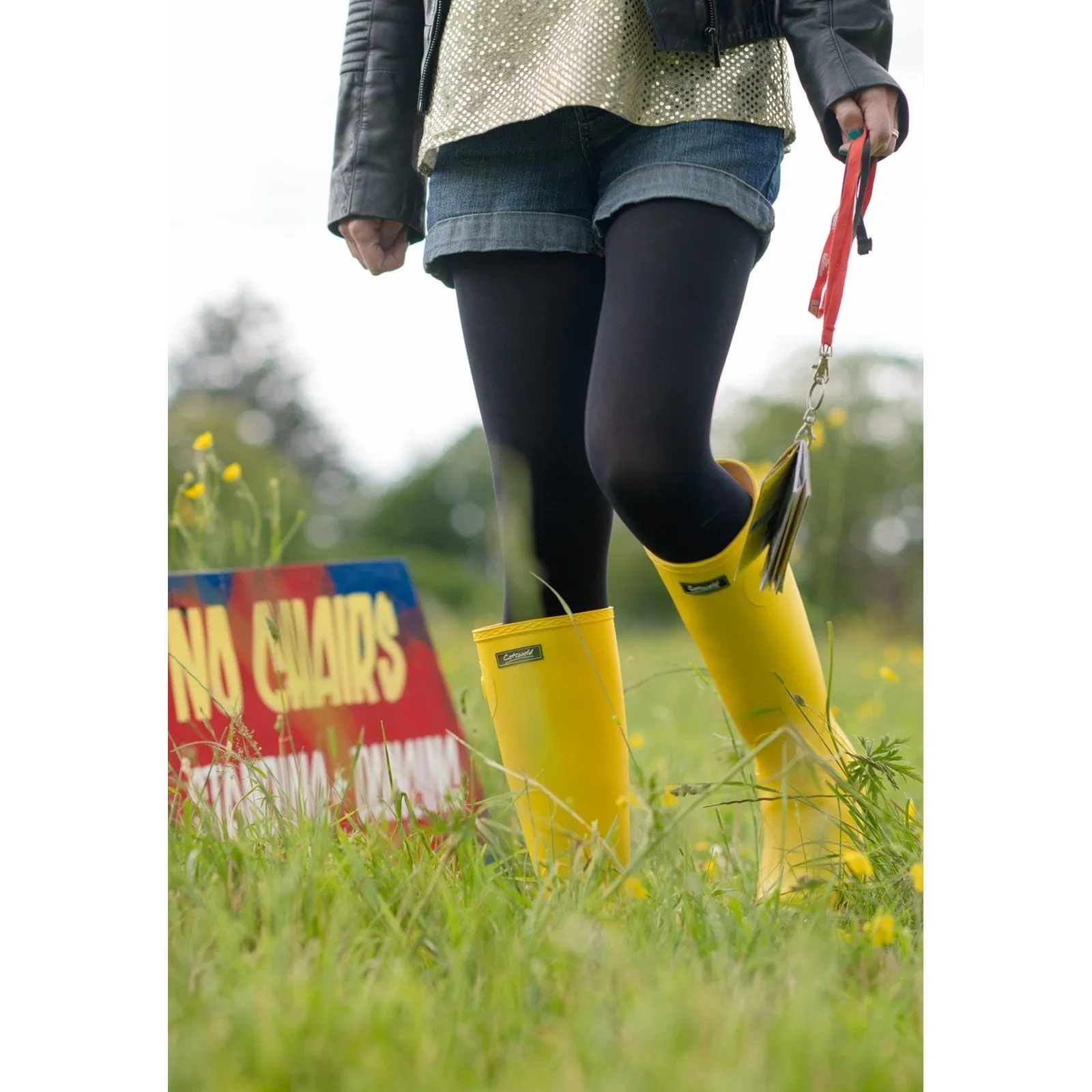 Outdoor Ready Footwear Cotswold Womens Sandringham Wellingtons Yellow