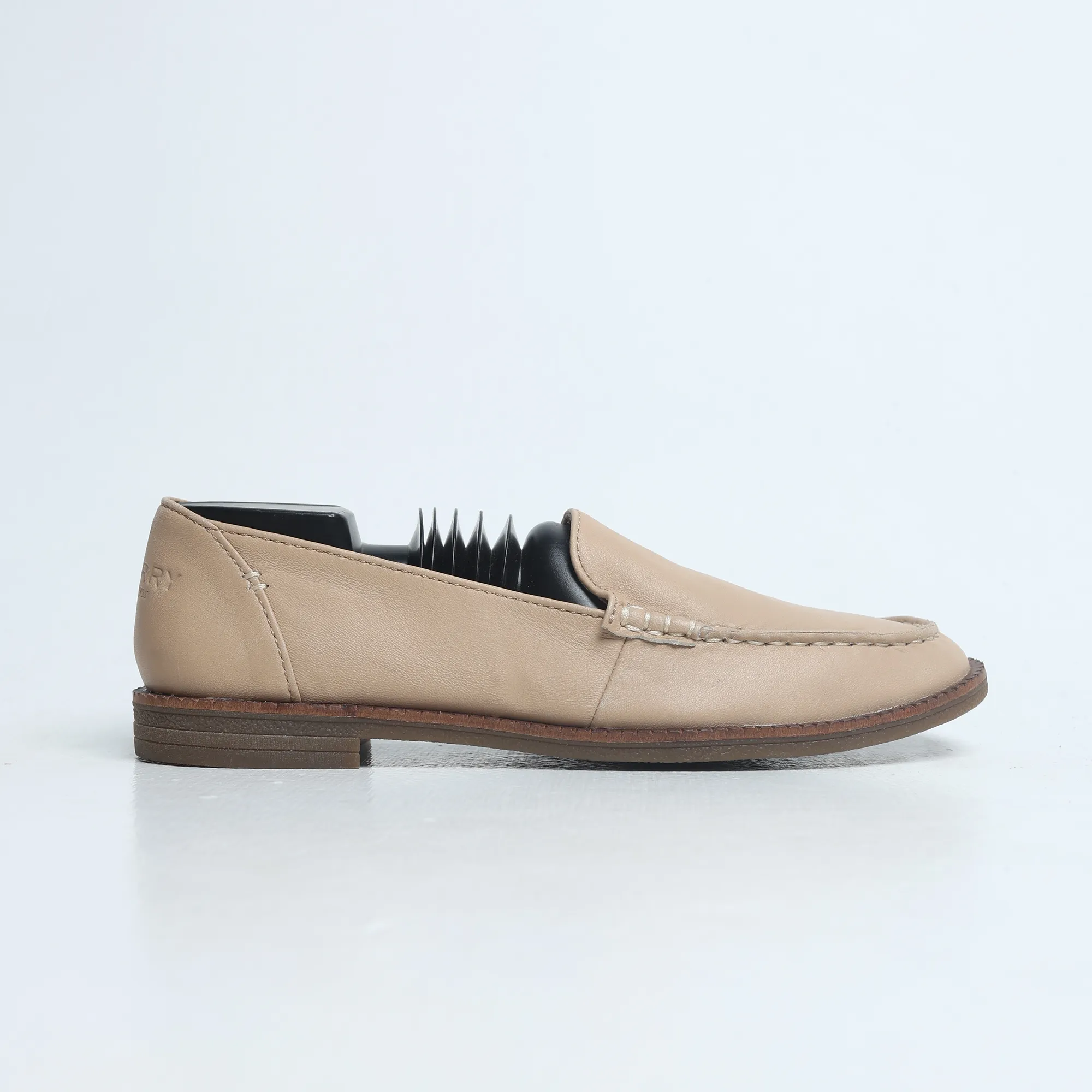 Sperry - Women's Moc- Toe Leather Loafer - Natural ( nude) Soft Steps