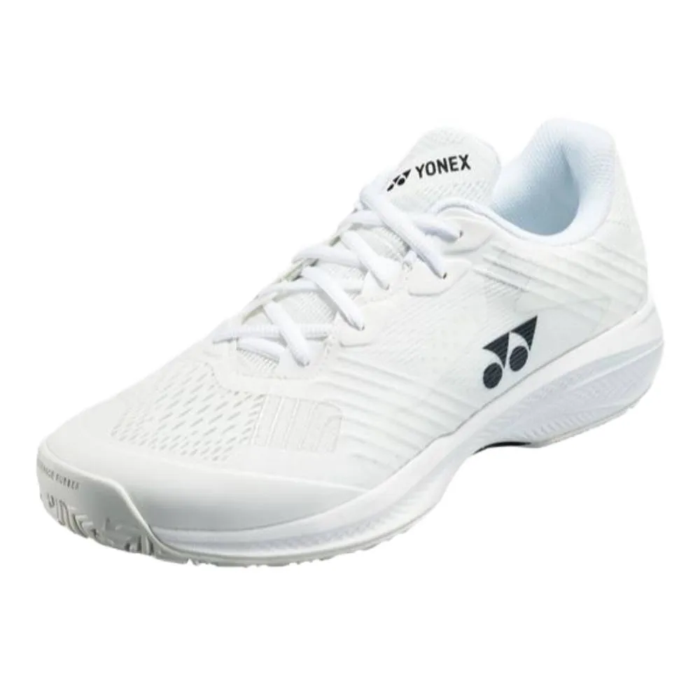 Comfortable Run Smooth Texture Yonex Power Cushion Sonicage Men's Tennis Shoe (White)