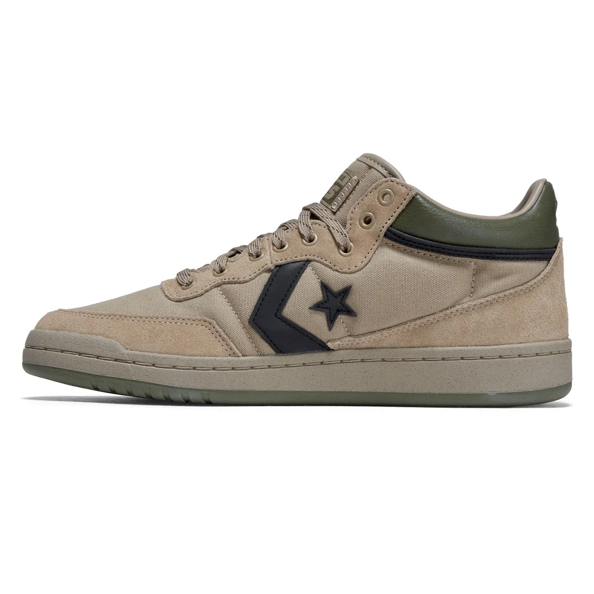 Shock Guard Daily Commuting Converse Fastbreak Pro Mid Shoes - Vintage Cargo/Utility/Black
