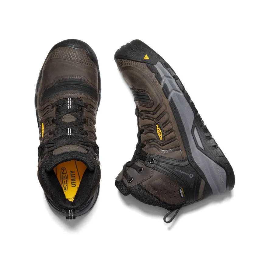 Flexible Walk Ultimate Comfort Men's Kansas City  Waterproof Mid (Carbon Toe)  |  Coffee Bean/Black