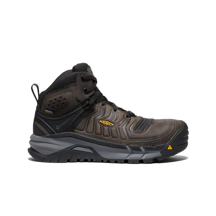 Walking Path All Purpose Footwear Men's Kansas City  Waterproof Mid (Carbon Toe)  |  Coffee Bean/Black