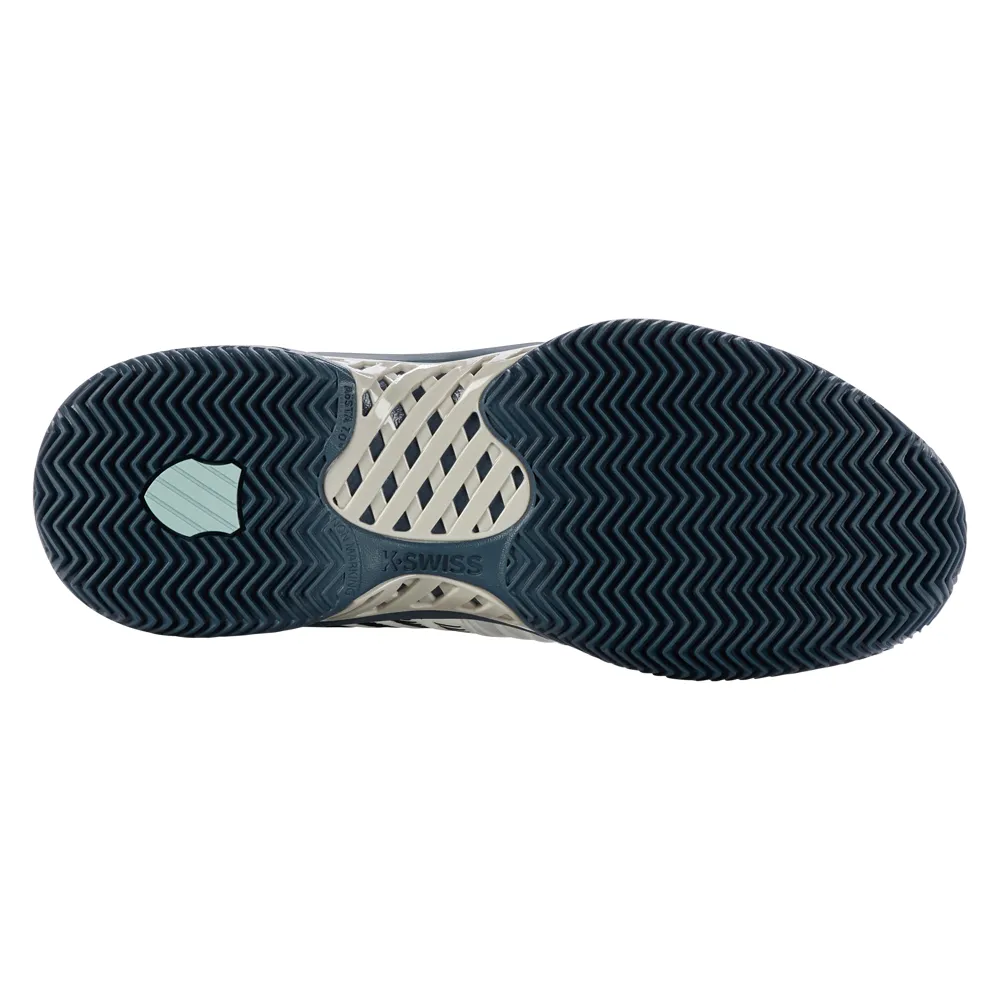 K-Swiss Express Light 3 HB Tennis Shoes (Mens) - Star White/Moonstruck/Indian Teal Breathable