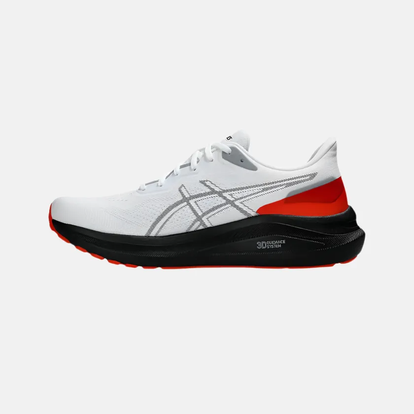 Asics GT-1000 13 Men's Running Shoes -White/Black polyurethane sole shoes