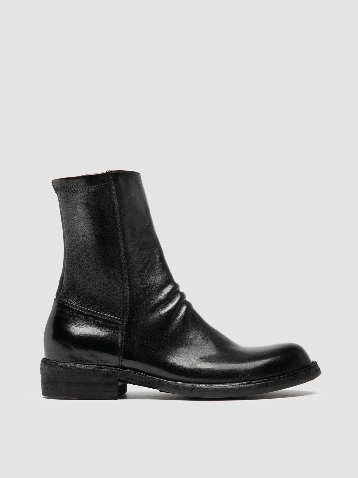 LEGRAND 171 - Black Leather Zipped Boots Free Soul New York