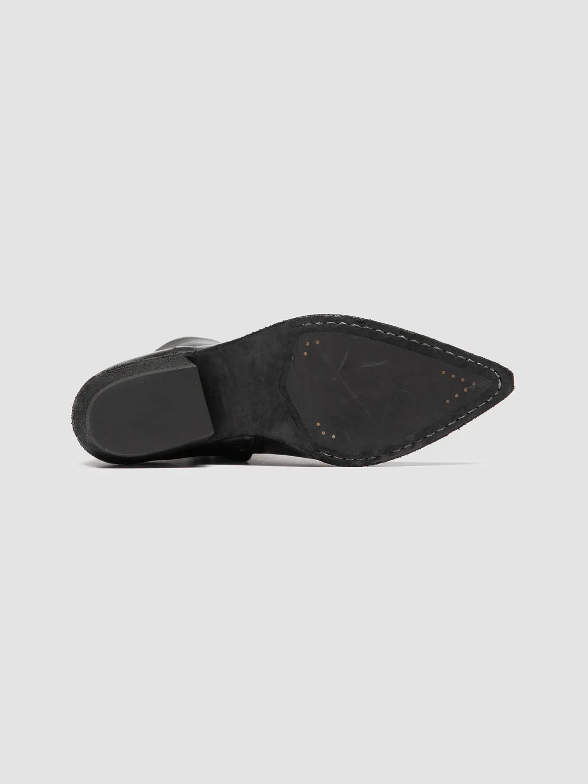 Bright Neon NOELIE DD 102 - Black Leather Zipped Boots