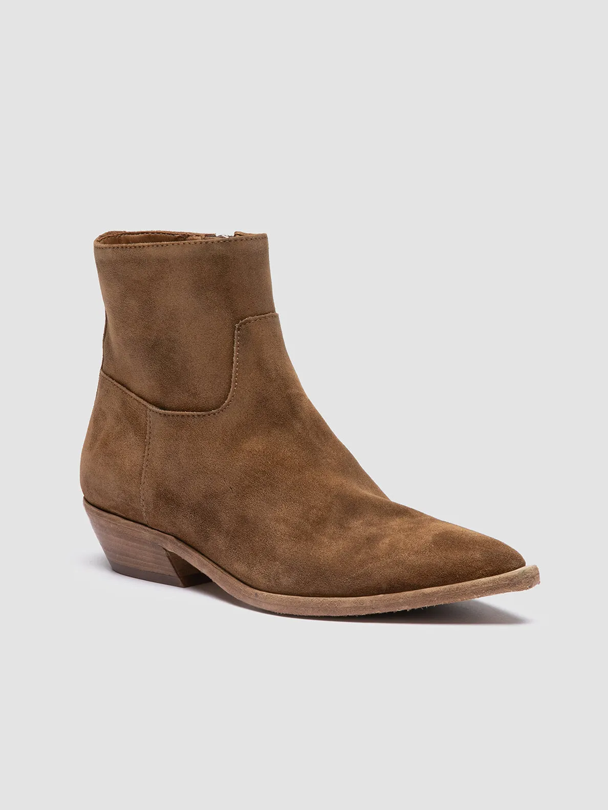 Classic Chic Walking NOELIE DD 102 - Brown Suede Zipped Boots