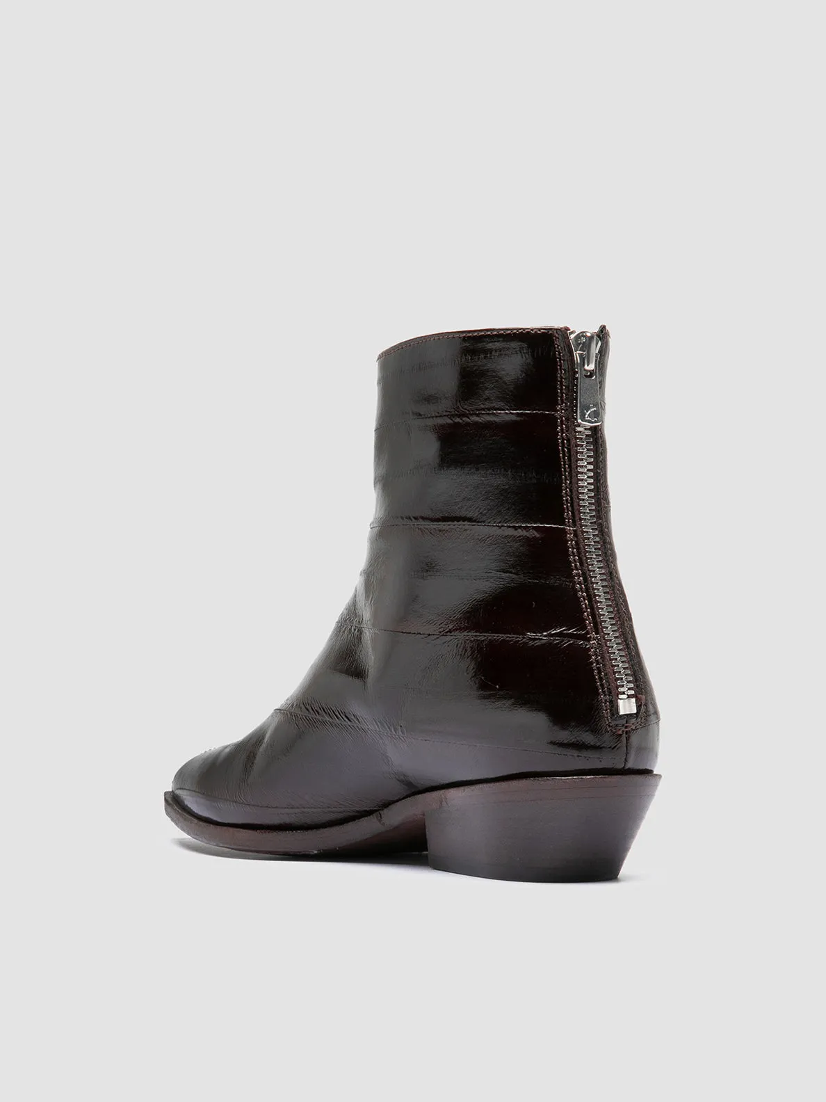 Wet Land NOELIE DD 109 - Brown Leather Zipped Boots