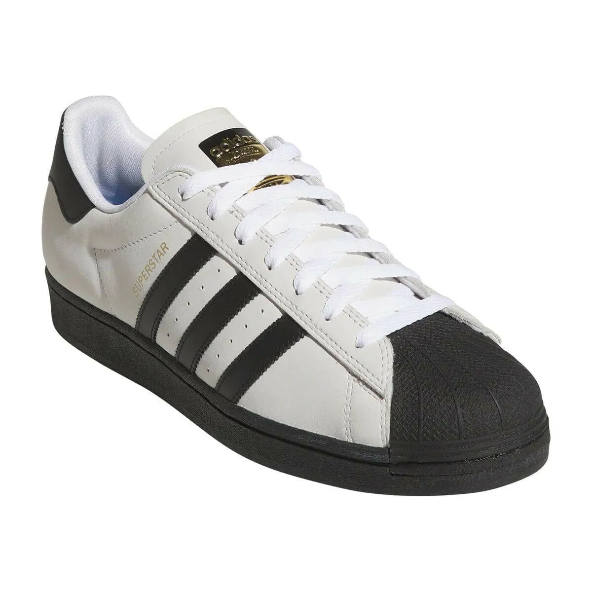 Adidas - Superstar Adv Shoes Crystal White/Black/White Flexible Base