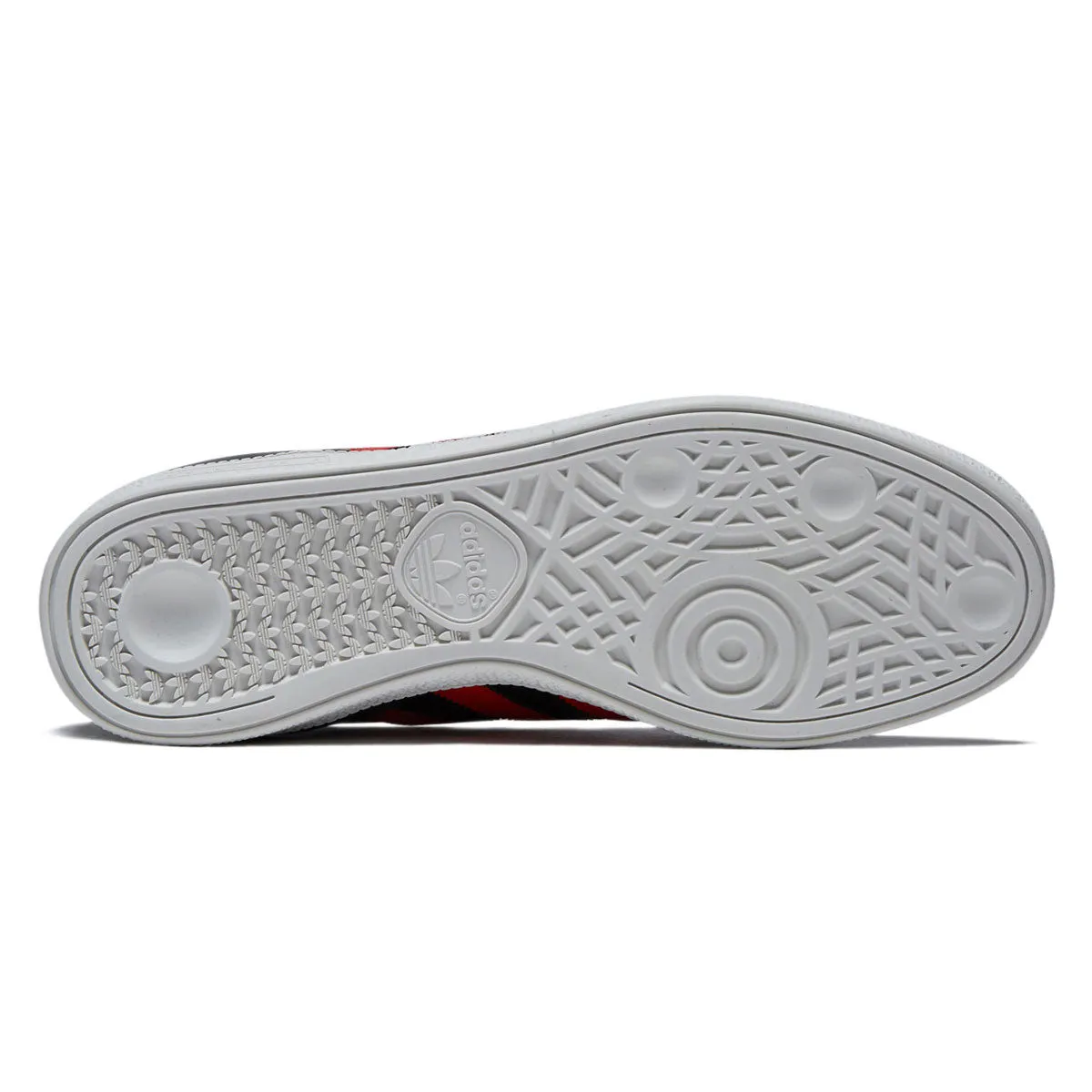 Reinforced Seams Adidas Busenitz Shoes - Core Black/Better Scarlet/Ftwr White