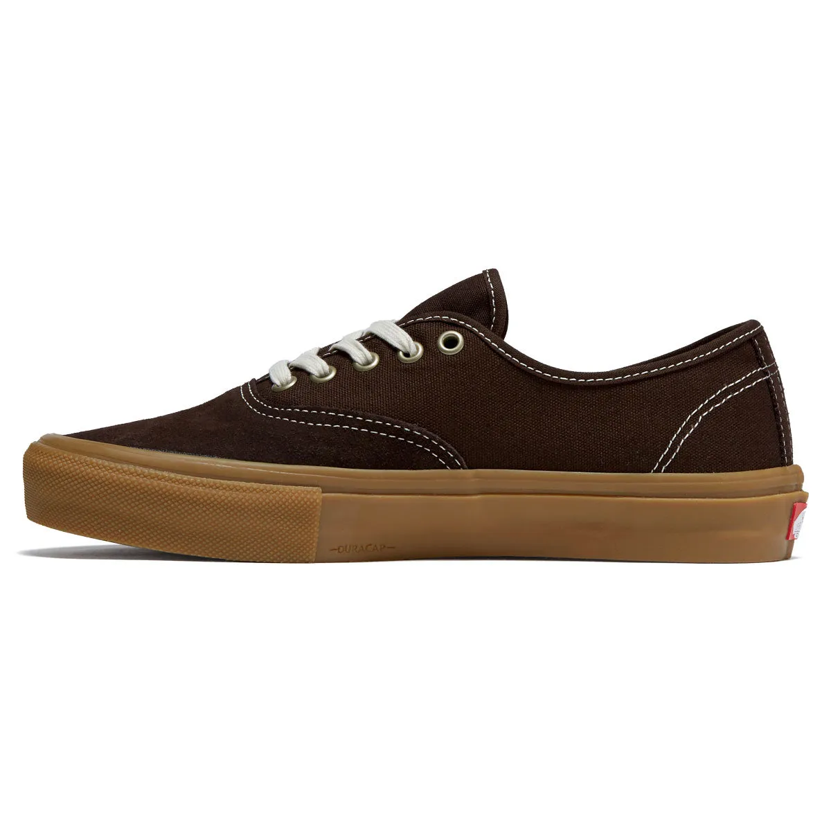 Ultimate support Team Player Vans Skate Authentic Shoes - Brown/Gum