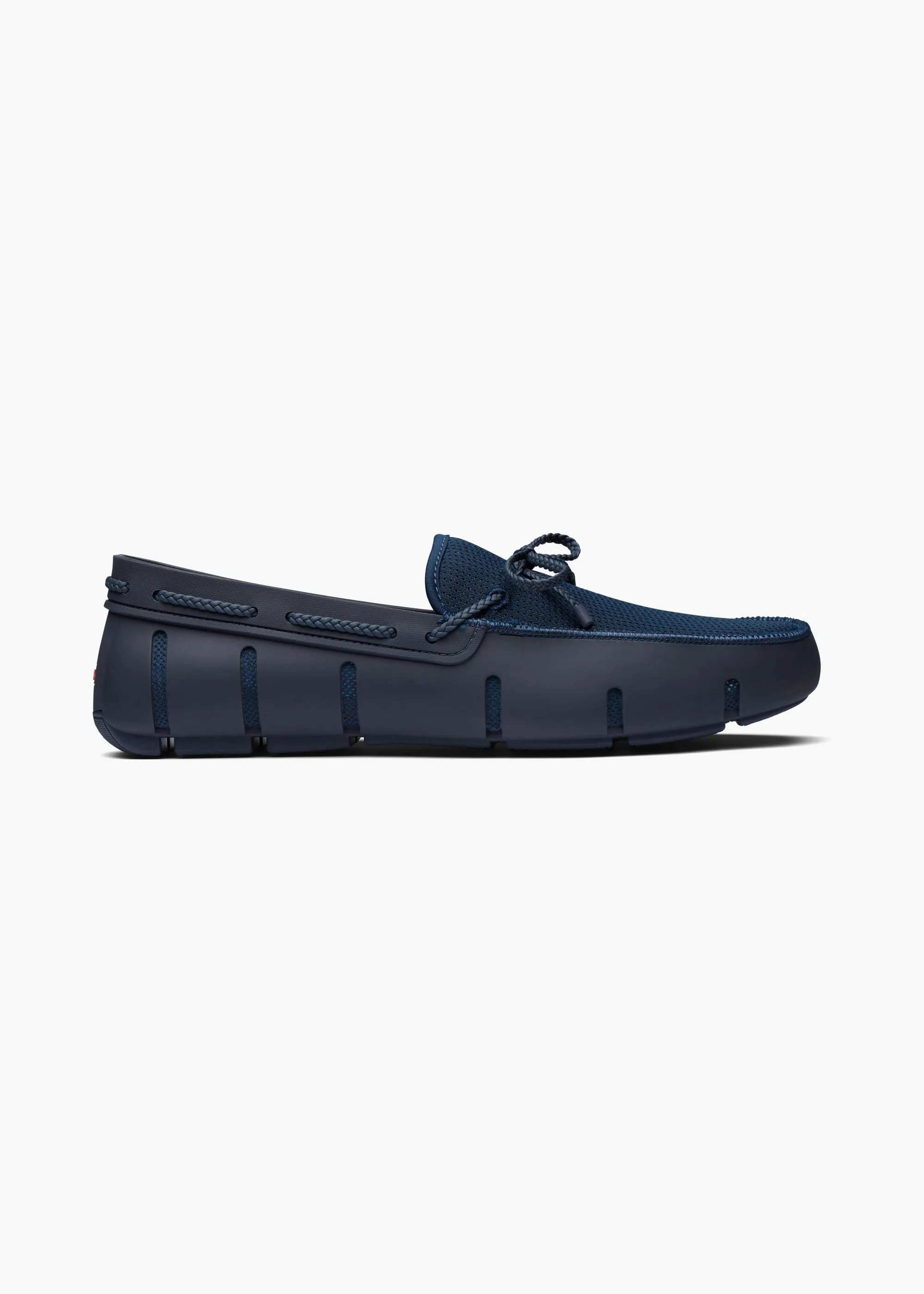 Braided Lace Loafer Grip Safe Modern Motion
