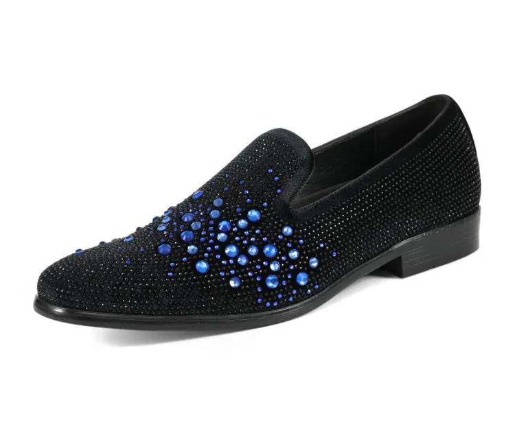 Ivano Black/Royal Active Comfort Walk Active Slip Shoes