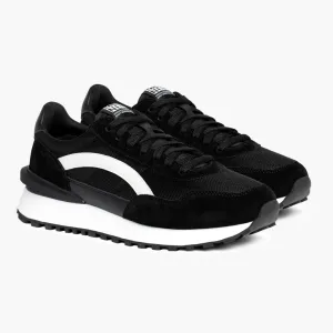 Men's Verge | Black Suede Material