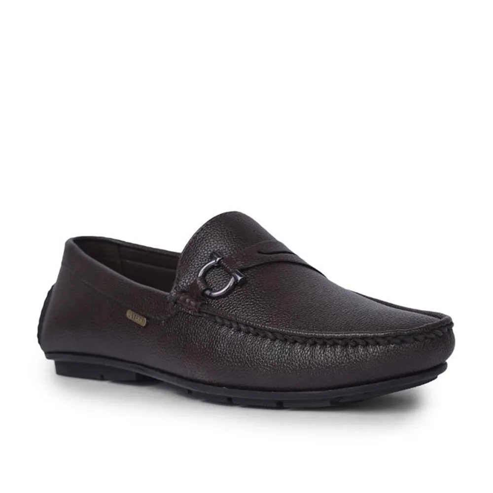 True Walk All-day Slip-ons Fortune By Liberty Mens SME-2E Brown Formal Loafers