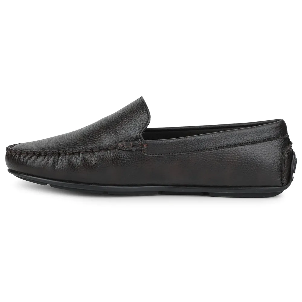 Cushioned Sole True Path Fortune Brown Casual Loafers For Men AVL-4 By Liberty