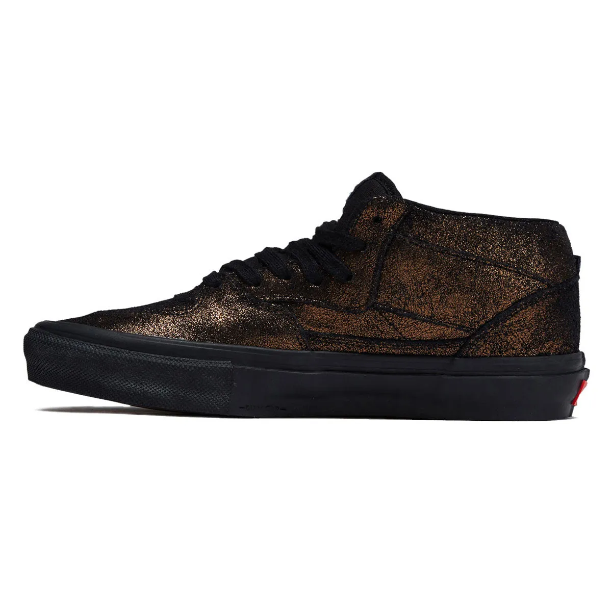Fast Action Toe Control Vans Skate Half Cab Shoes - Metallic Bronze